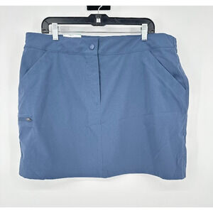 32 Degrees Cool Skort Womens Size XL Blue Athletic Tennis Golf Skirt Pockets
